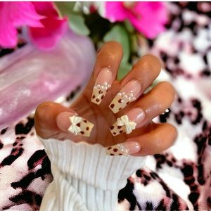 Luxury handmade press on nails size small